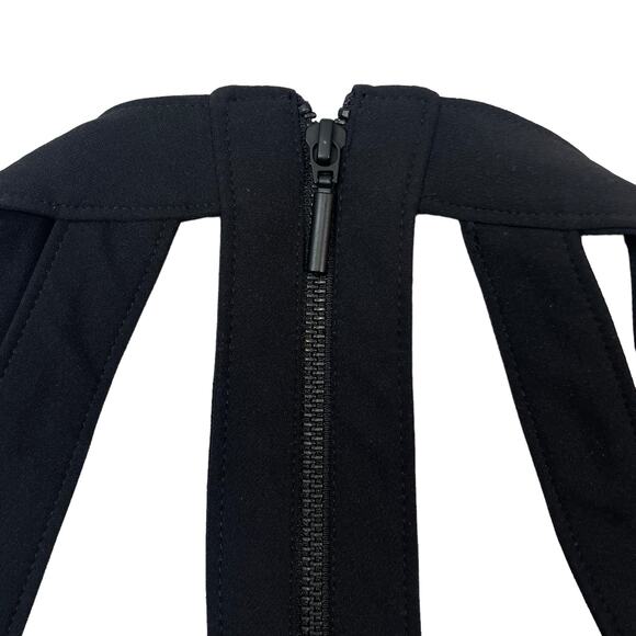 ABS ALLEN SCHWARTZ Halter Neck Cut Out Back Top Sz 4 - Picture 5 of 6